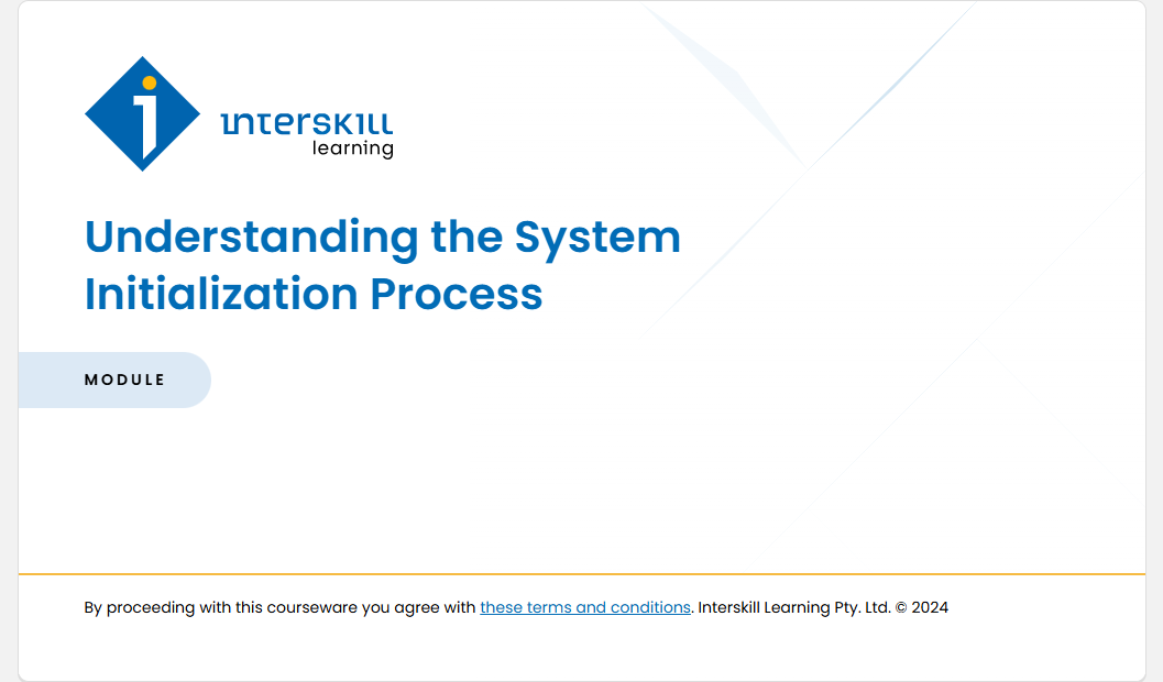 Understanding the System Initialization Process Understanding the System Initialization Process - Understanding the System Initialization Process screenshot